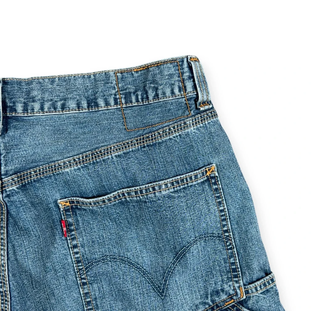 Vintage Levis Jeans Mens 34x30 Blue Carpenter Loose Straight Baggy Denim Y2K